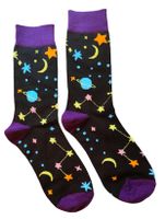 Socken Planeten/Sterne/Mond/Planets/Stars/Moon