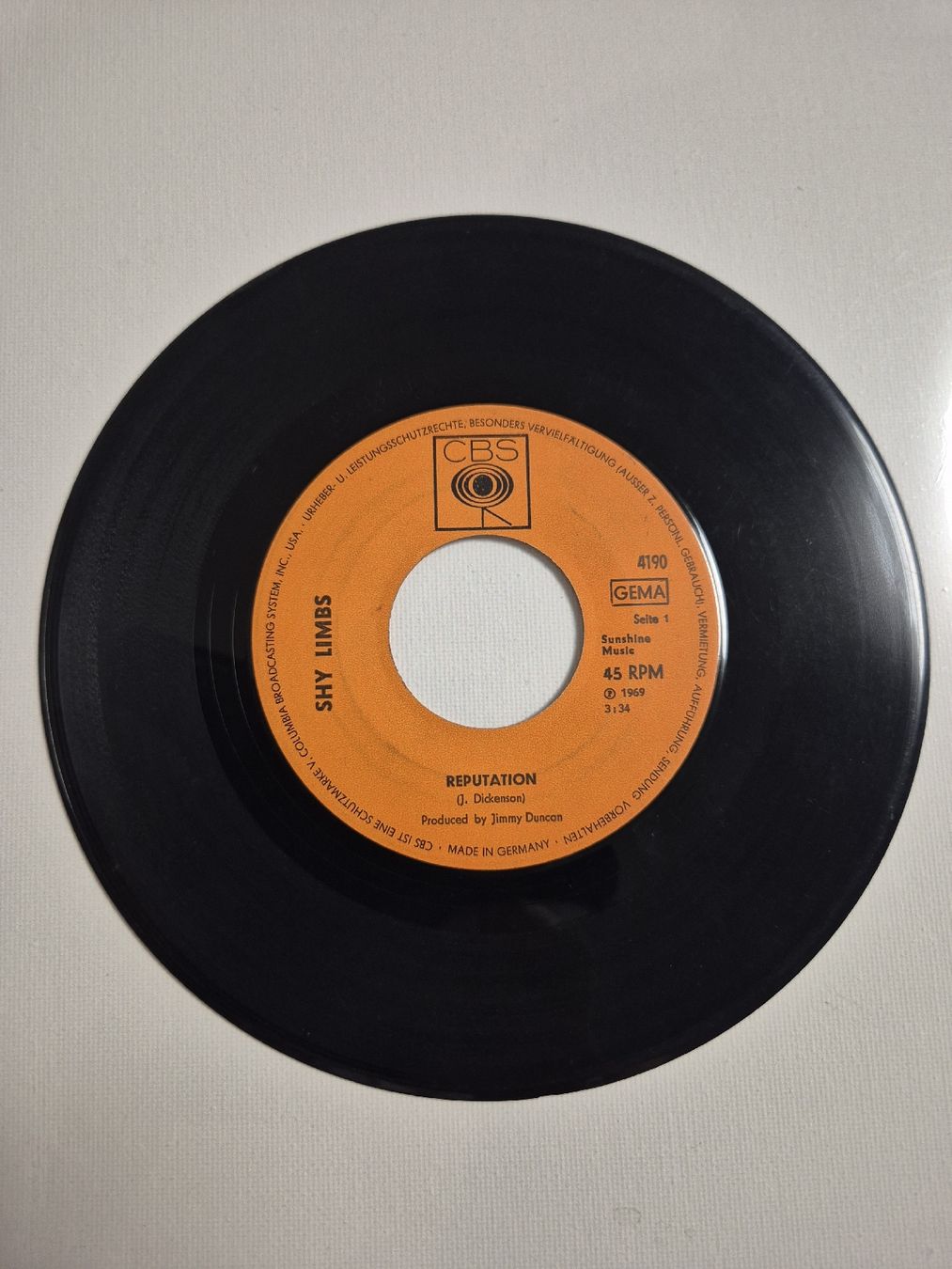 Dischi in vinile: Shy Limbs  - Love  - Reputation - Single 7 – Nuovo (secondo la descrizione) da Uster venduto da newwave0 2