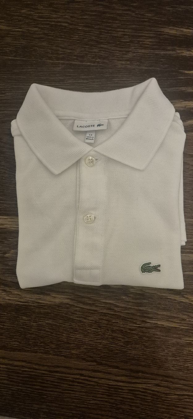 Lacoste Magliette Polo: Polo Lacoste blanc bon état  – Usato da Neuchâtel venduto da val_5v9n 1