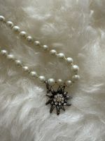 Dirndl Kette / Perlenkette / Edelweiss