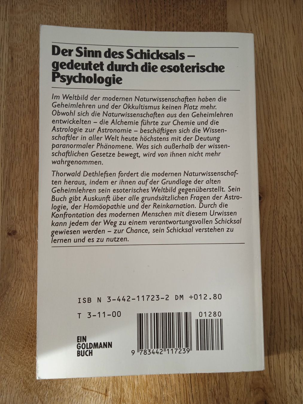 Livres: Schichsal als Chance Thorwald Dethlefsen – D'occasion à Rothrist par MaSa82 1