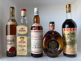 Spirituosen Sammlung Asbach, Wiliams, Flying Scott, Vecch...