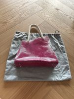 Handtasche Tarqua Luciani Leder pink guter Zustand