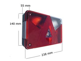Heckleuchte LED ASPÖCK Anhängerlampe Multipoint 5 Rechts +RF