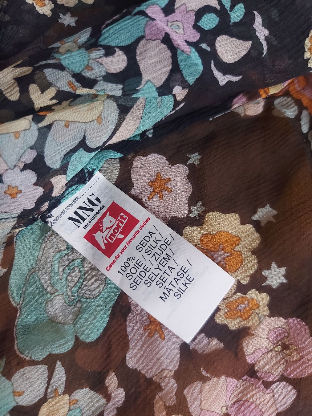 Mango Top: Top 100% soie Mango - T. S – Usato da Lausanne venduto da Super-cerise 4