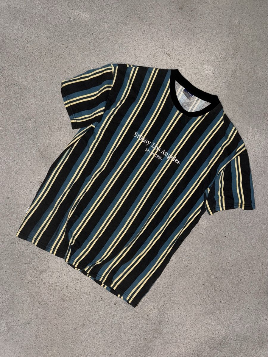Stüssy T-shirts: vintage stussy striped tee multicolour – D'occasion à Oberhofen Thun'see par 61archive 2