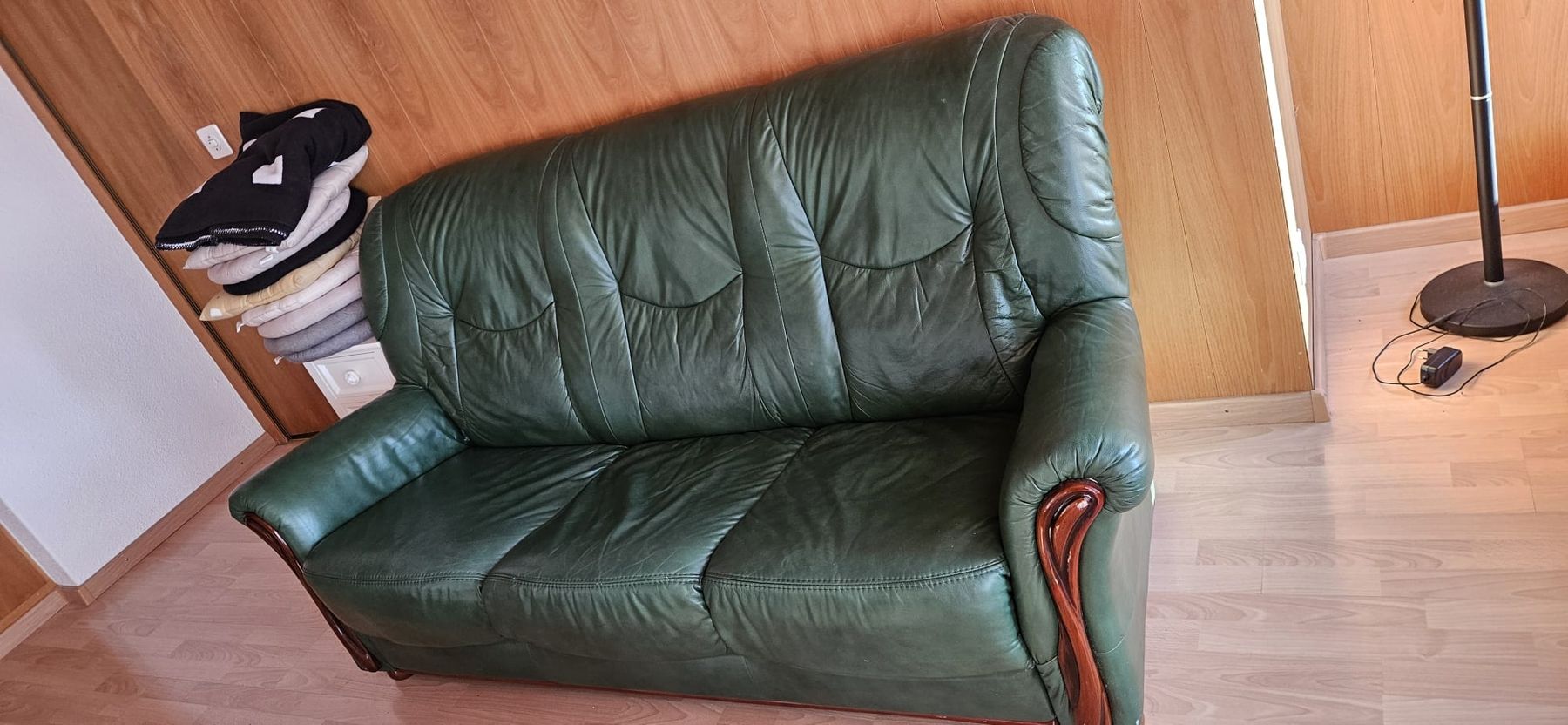 Sofas: Echtledersofa grün – Gebraucht aus Steffisburg von Swarovskii 1