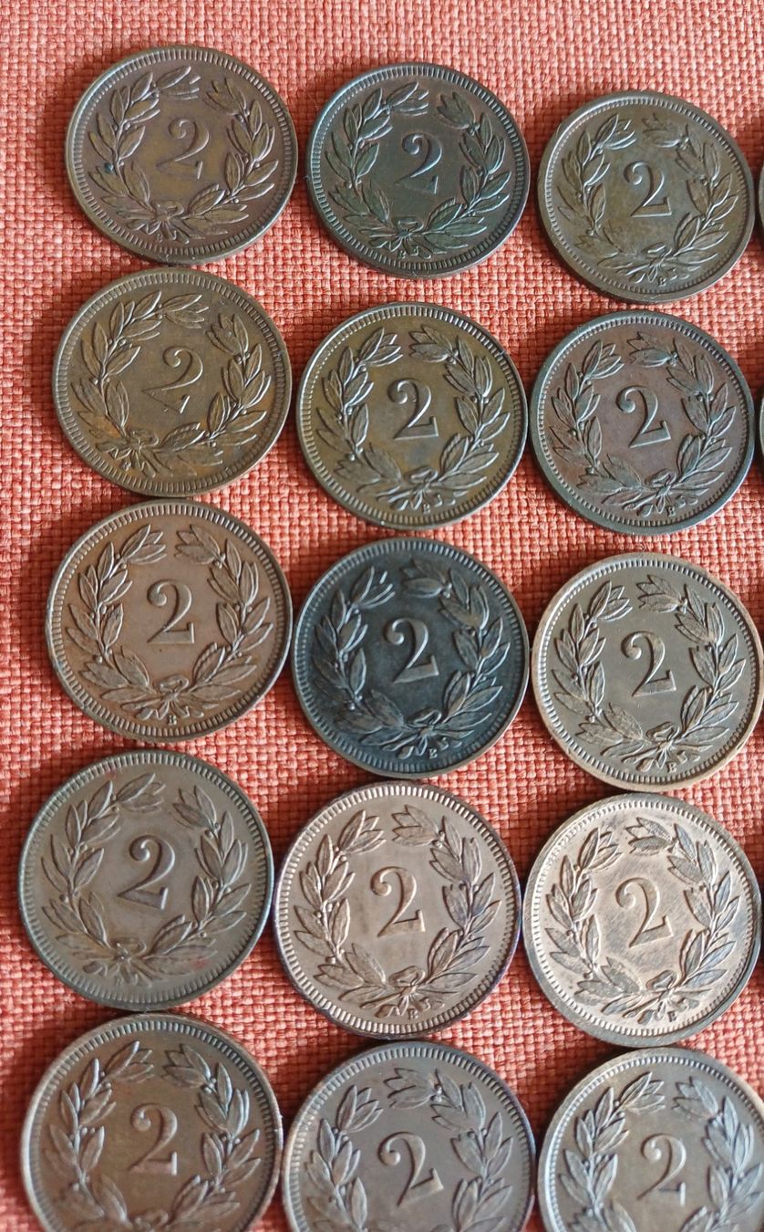 Alle Münzen: Wunderschöne 2 Rappen Sammlung ab Fr.1.- – Gebraucht aus Rorschach von Elfriede1920 6