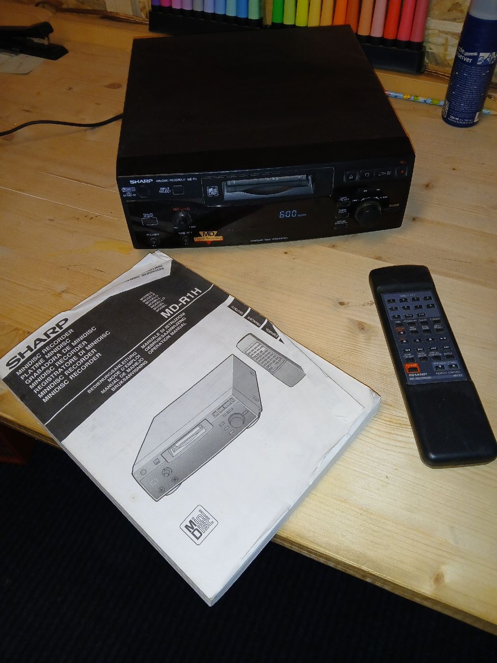 Minidisc: Enregistreur MiniDisc Sharp MD-R1 – Usato da La Chaux-de-Fonds venduto da miami-vice1985 1