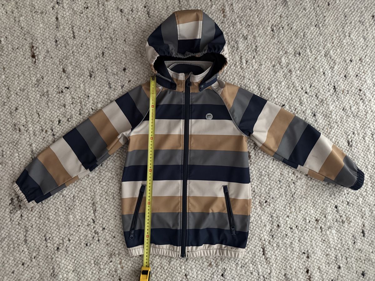 Minymo Jacken: Softshell Jacket Minymo Striped Multi-Colored Size 134 – Gebraucht aus Lenzburg von Reniss_ 1