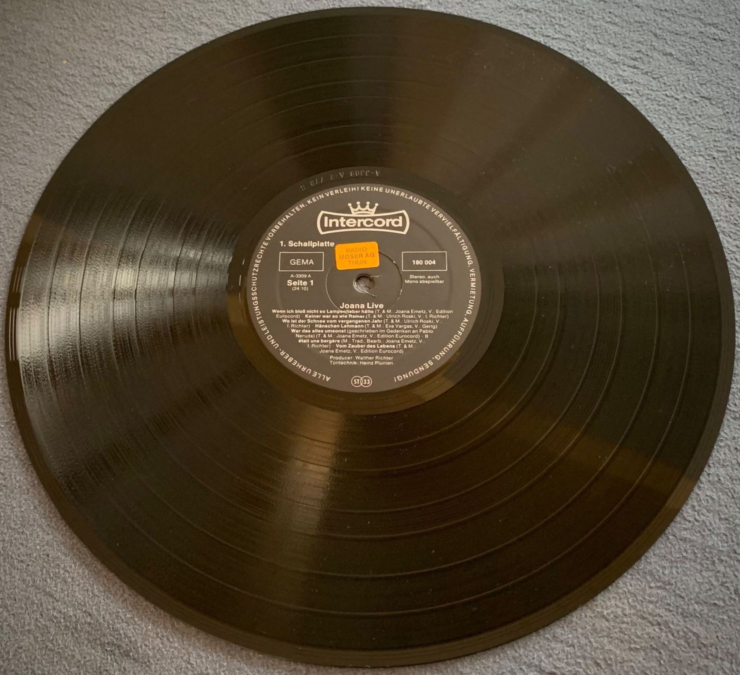 Schallplatten: Joana "live" – Gebraucht aus Spiez von martin-7973 3