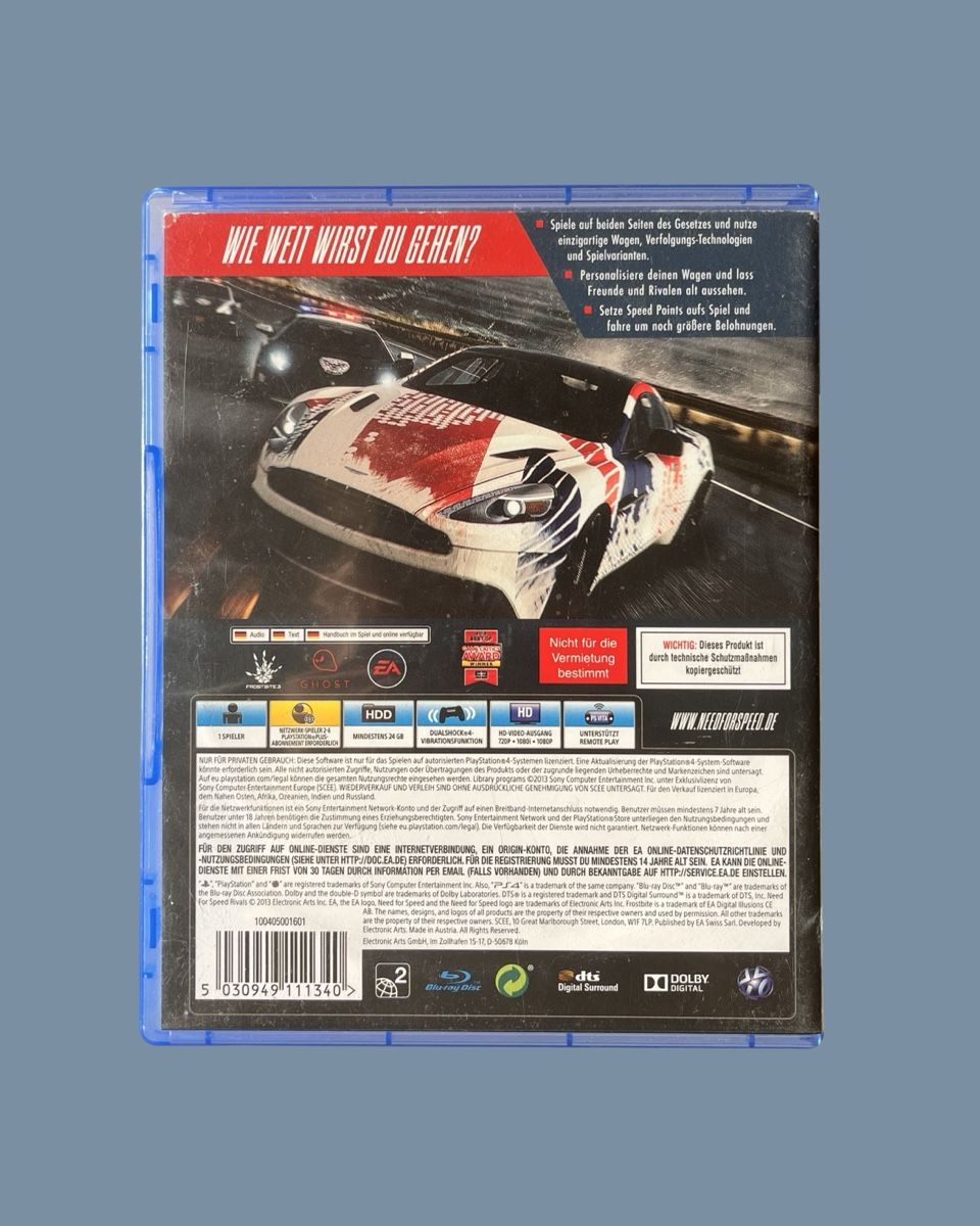 Sony Jeux: Need for Speed Rivals - PS4 – D'occasion à Leuk Stadt par nat_7826 1
