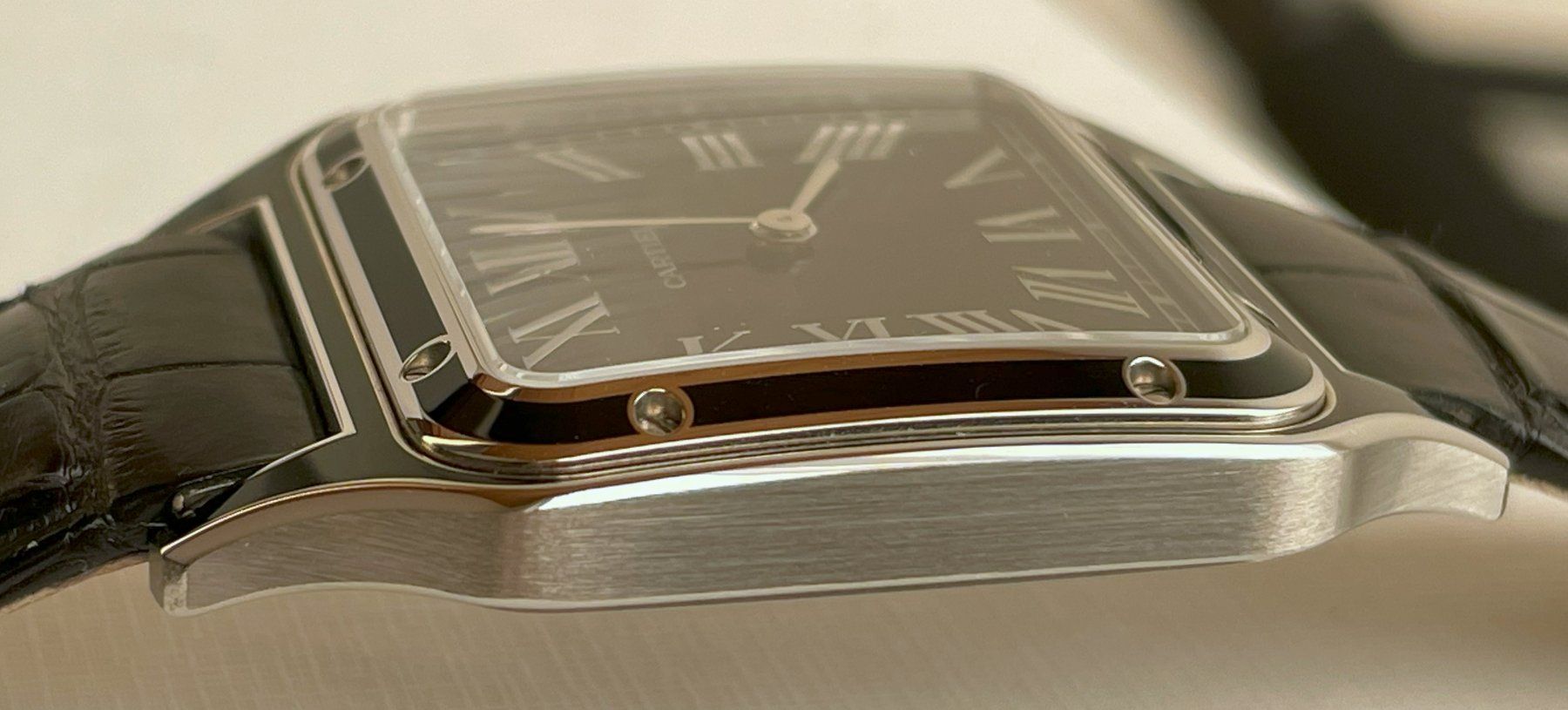 Cartier Orologi: Cartier Santos Dumont Black Laquer, full Set – Nuovo (secondo la descrizione) da Gasel venduto da Alter_Ego 4