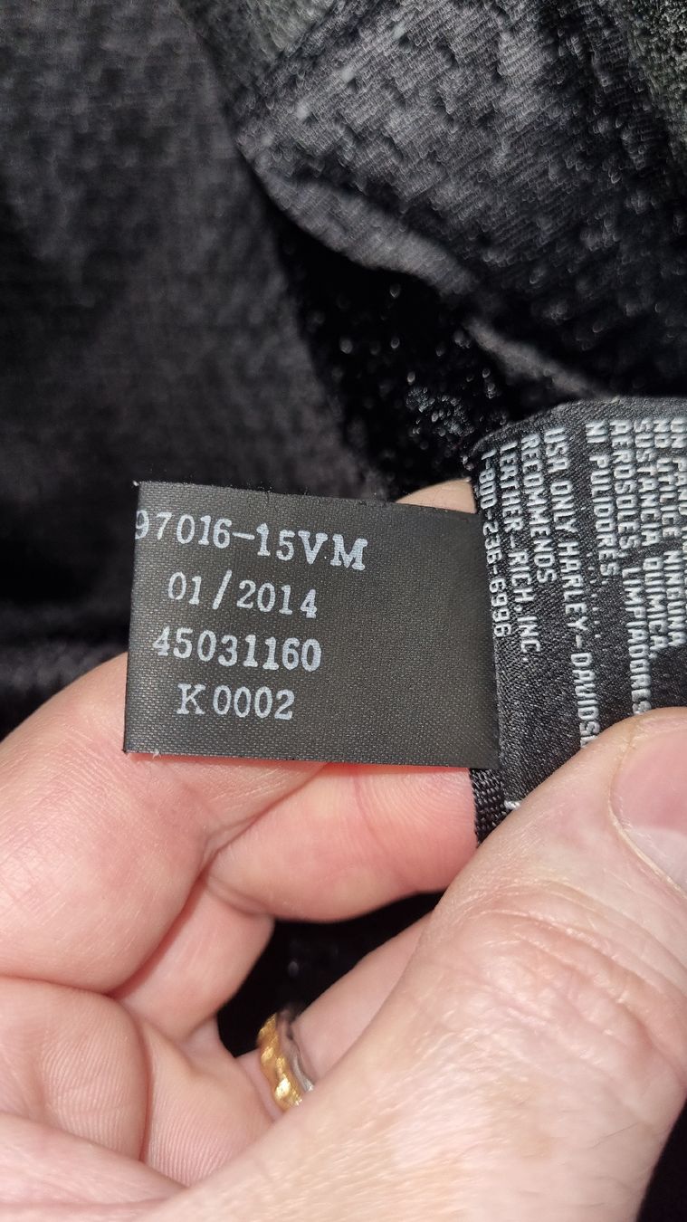 Harley-Davidson Giacche: Veste en cuir Harley Davidson Taille S – Usato da Blonay venduto da wjones 3