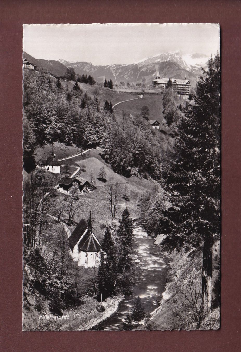 Ansichtskarten: FLÜELI-RANFT - 1945 – Gebraucht aus Pully von nicecards-shop