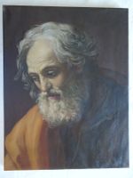 altes Portrait bärtiger Mann Oel auf Leinwand