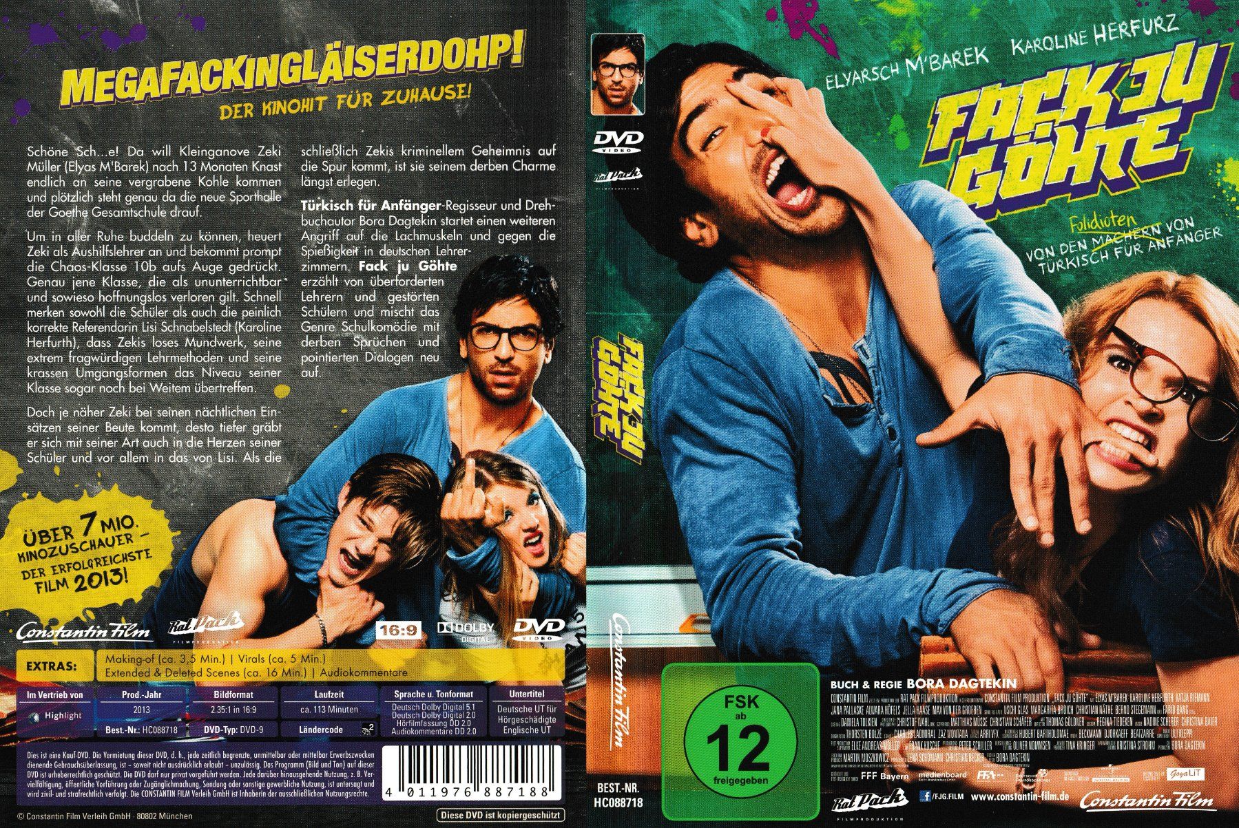 Tutti i DVDs: DVD - Fack ju Göhte – Usato da Langnau am Albis venduto da MediaRescuerKeLoX