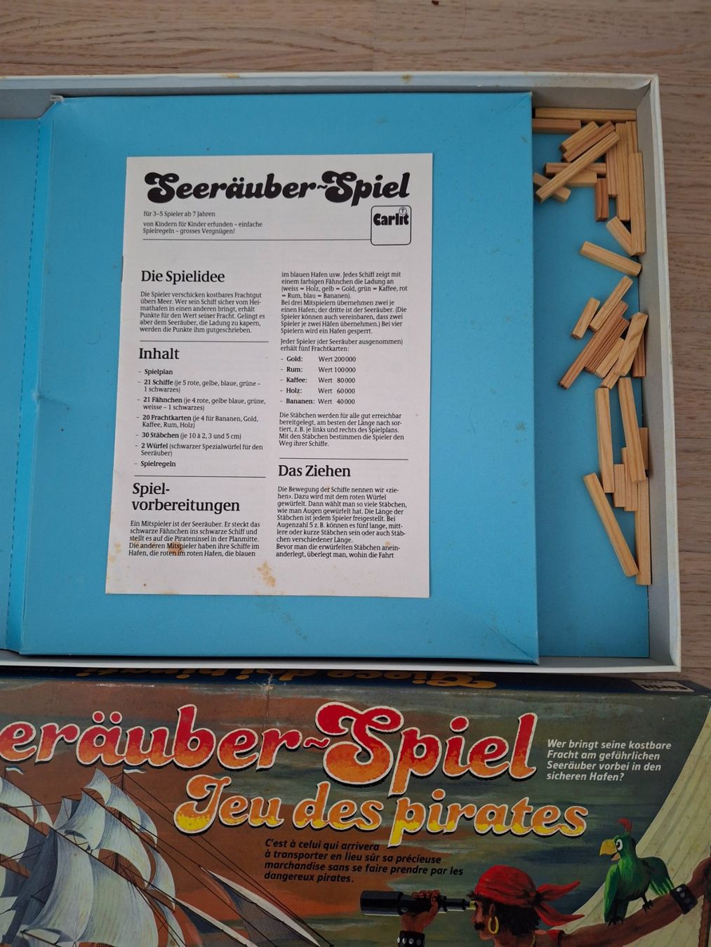 Carlit Giochi: Vintage Carlit Seeräuber-Spiel – Usato da Dietikon venduto da Hwengi 4