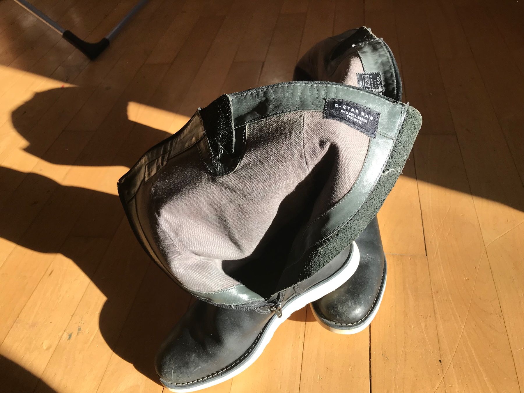 G-Star Scarpe da donna: G-star Leder Stiefeln gross 38 – Usato da bern venduto da Bicicletas-80s-90s 4