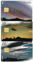 3 Taxcards S074 - S076 Wolkenserie