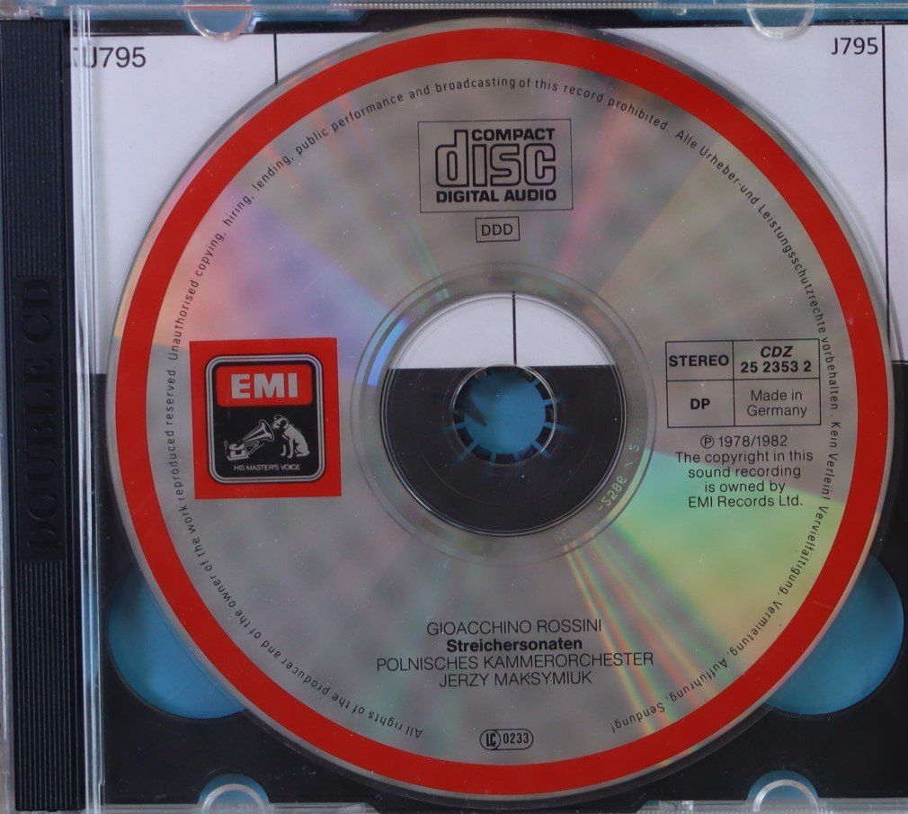 CD: Gioacchino Rossini - Streichersonaten – Usato da Luzern venduto da CONTENTI