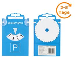 Multifunktions-Parkscheibe mit Sauger