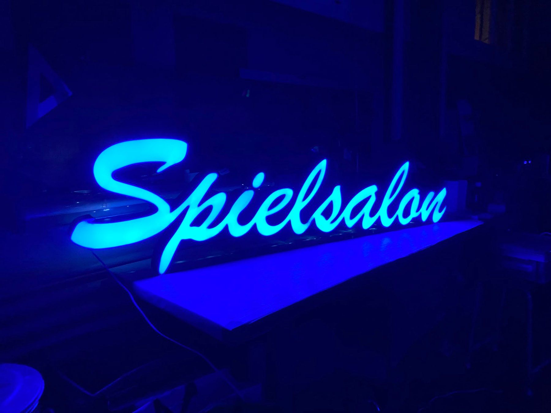 Lampen: Leuchtschrift Spielsalon – Gebraucht aus Köniz von Vintagetoys 2