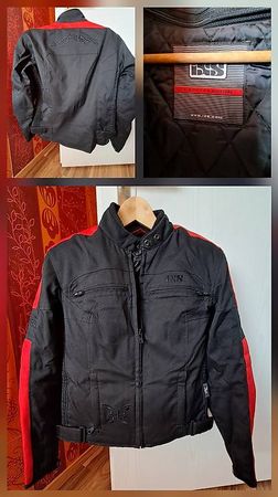 Motorrad Jacke/ Kunst Lederjacke