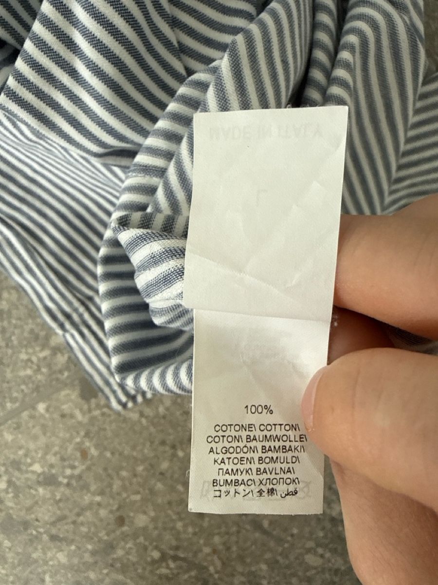 Brunello Cucinelli Camicie: Brunello Cucinelli Hemd gestreift Slim Fit Grösse L – Usato da Birmensdorf ZH venduto da nin.am 3