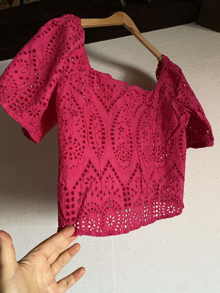 Top: Top broderie anglaise L – Usato da Geneve venduto da Monthoux13