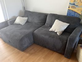 Ecksofa Anthrazit