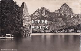 Schillerstein mit Brunnen und den Mythen /bc