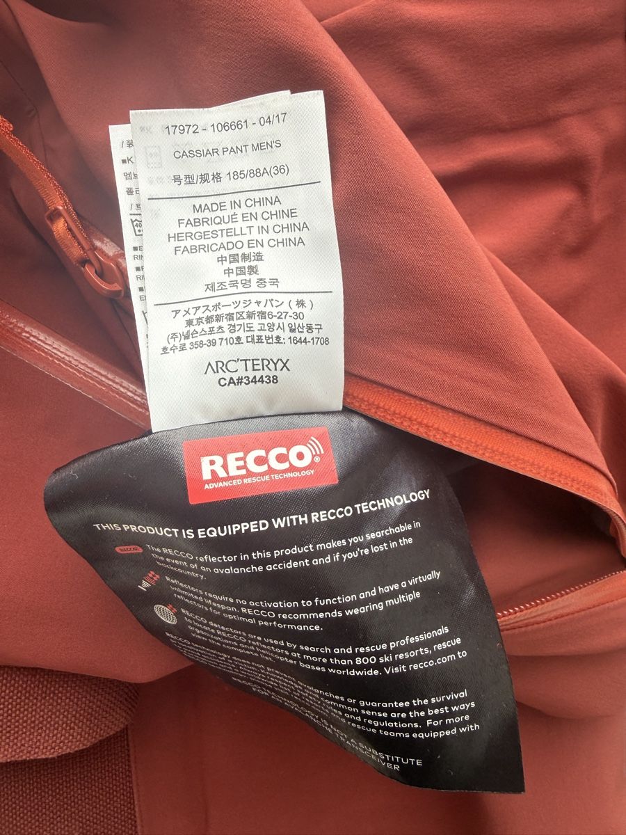 Arcteryx Hosen: Arcteryx Cassiar Pants Men’s 36 regular – Gebraucht aus Domdidier von fdecourt 5