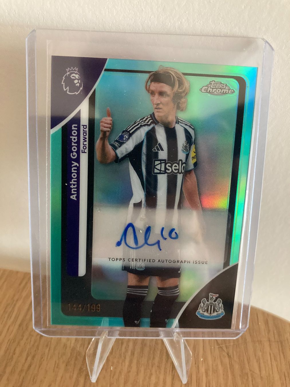 Topps Sammelbilder & Trading cards: Topps Chrome Premier League 26 - Anthony Gordon Auto /199 – Neu (gemäss Beschreibung) aus La Tour-de-Peilz von Tyalos_Cards