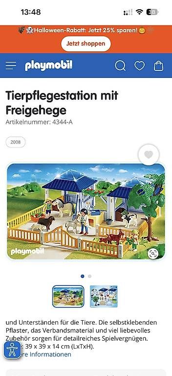 Giocattoli: Playmobil Tierpflegestation – Usato da Aarau Rohr venduto da mia_guapa 1