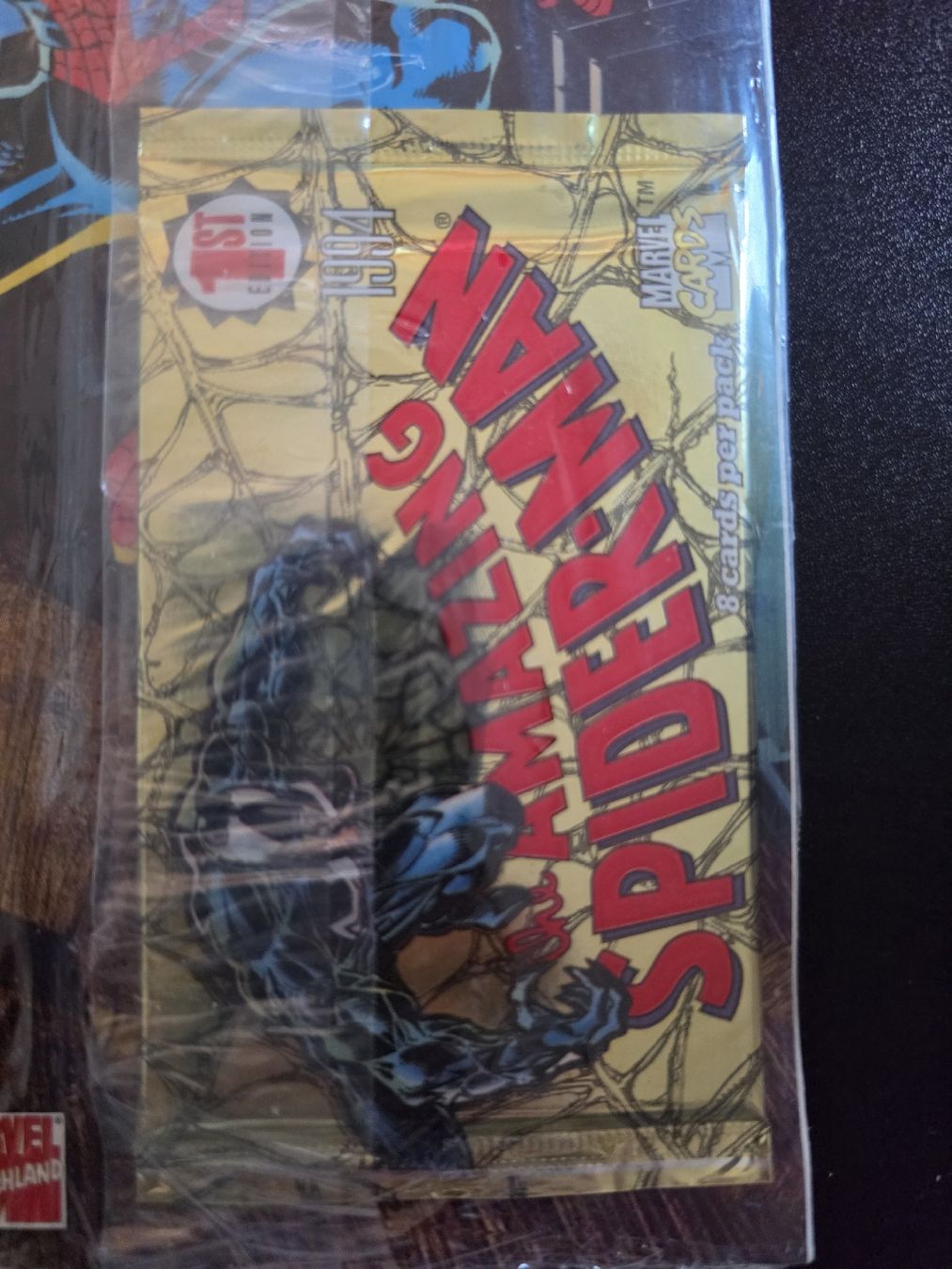 Comics: Marvel Spiderman Comic Nr 1 mit Fleer Trading Cards Set – Neu (gemäss Beschreibung) aus naters von Putschgi 2