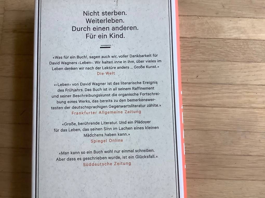 Bücher: LEBEN. David Wagner – Gebraucht aus Männedorf von clemenco 1
