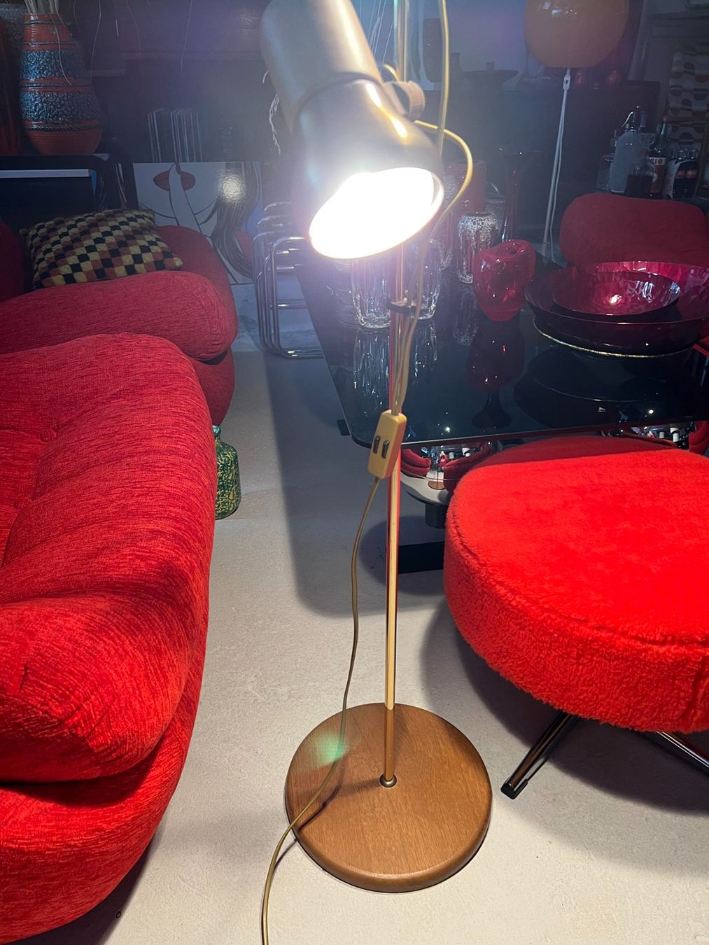 Lampade: Vintage Stehlampe I 80er Jahre – Usato da Walzenhausen venduto da stilvollwohnen 9