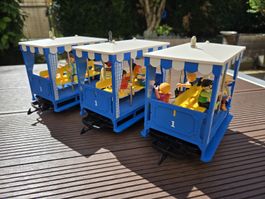 3 pièces wagon Yoy Train Marklin pour LGB n⁰93042 Open Air