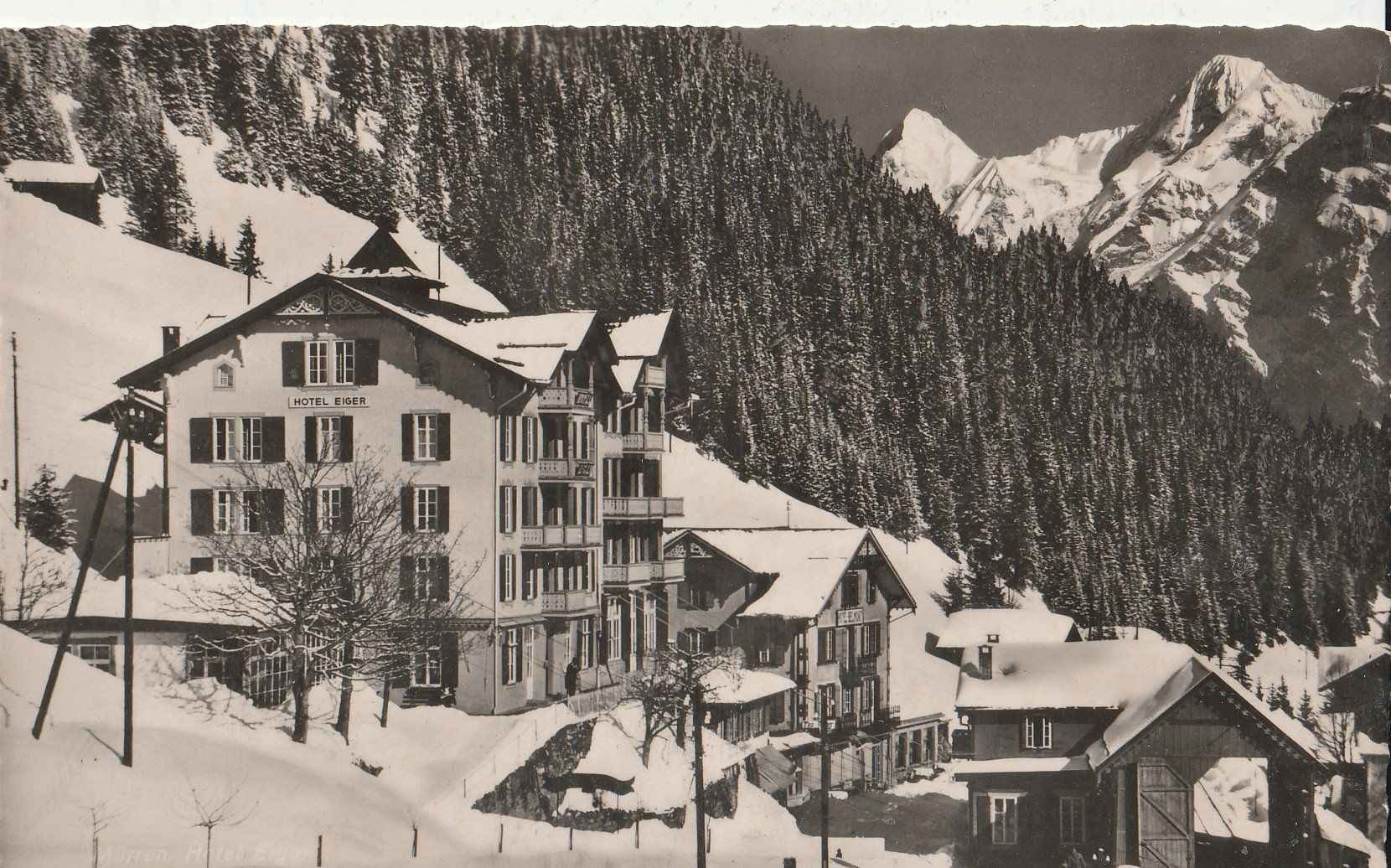 Cartoline postali: Mürren Hotel Eiger – Usato da Lumbrein venduto da made02
