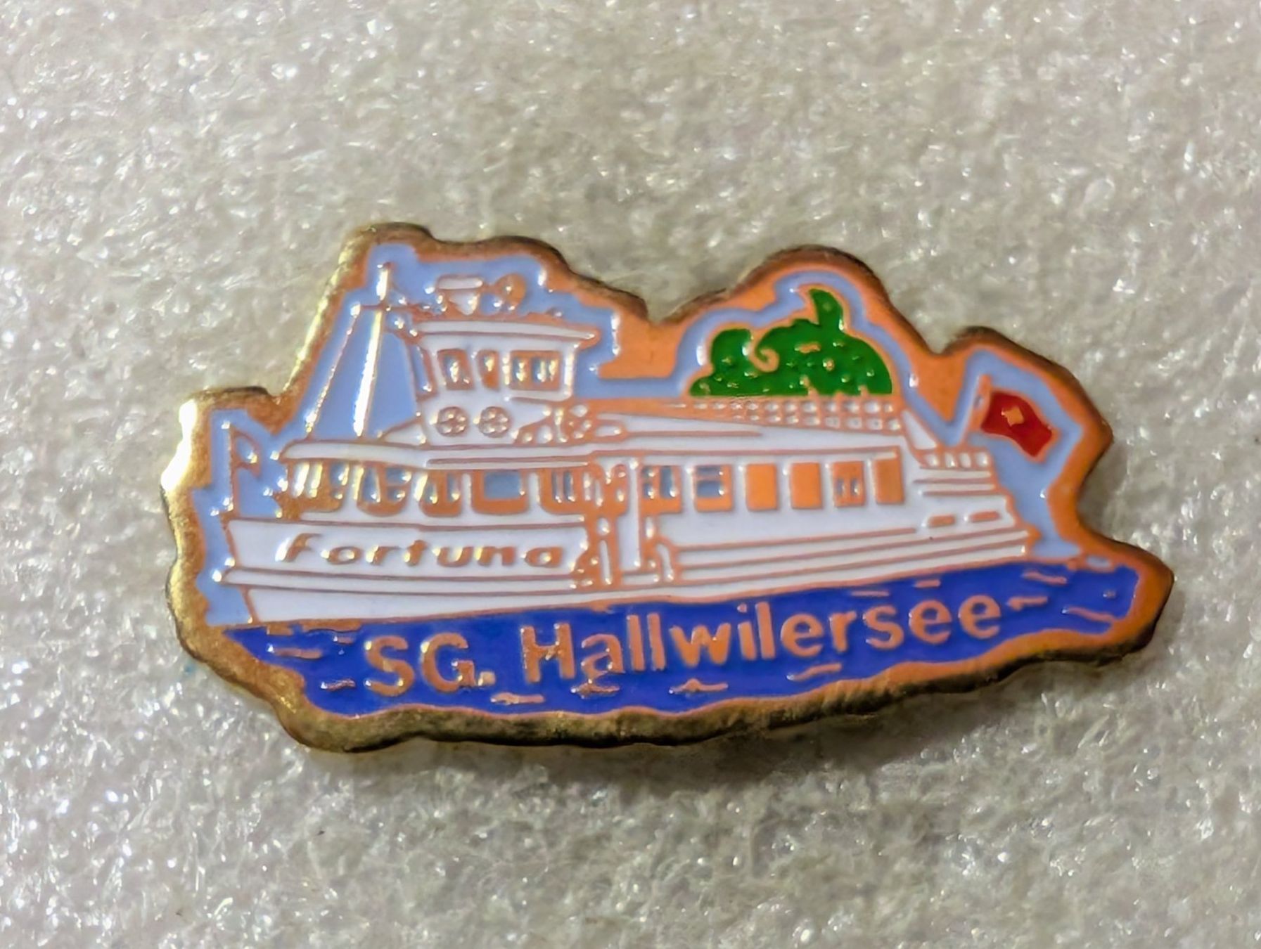 Placchette & Badge: Ansteckpin 77: Schiff SG Hallwilersee – Usato da Oppligen venduto da Pin-Fall-Shop