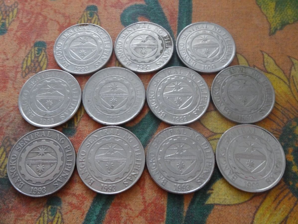 Alle Münzen: PHILIPPINES  11x   1 Piso 1993 Jose Rizal – Gebraucht aus Romanel-sur-Lausanne von Swift13 1