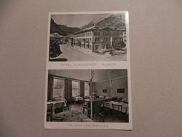 Karte Glarus GL Hotel Glarnerhof 1953