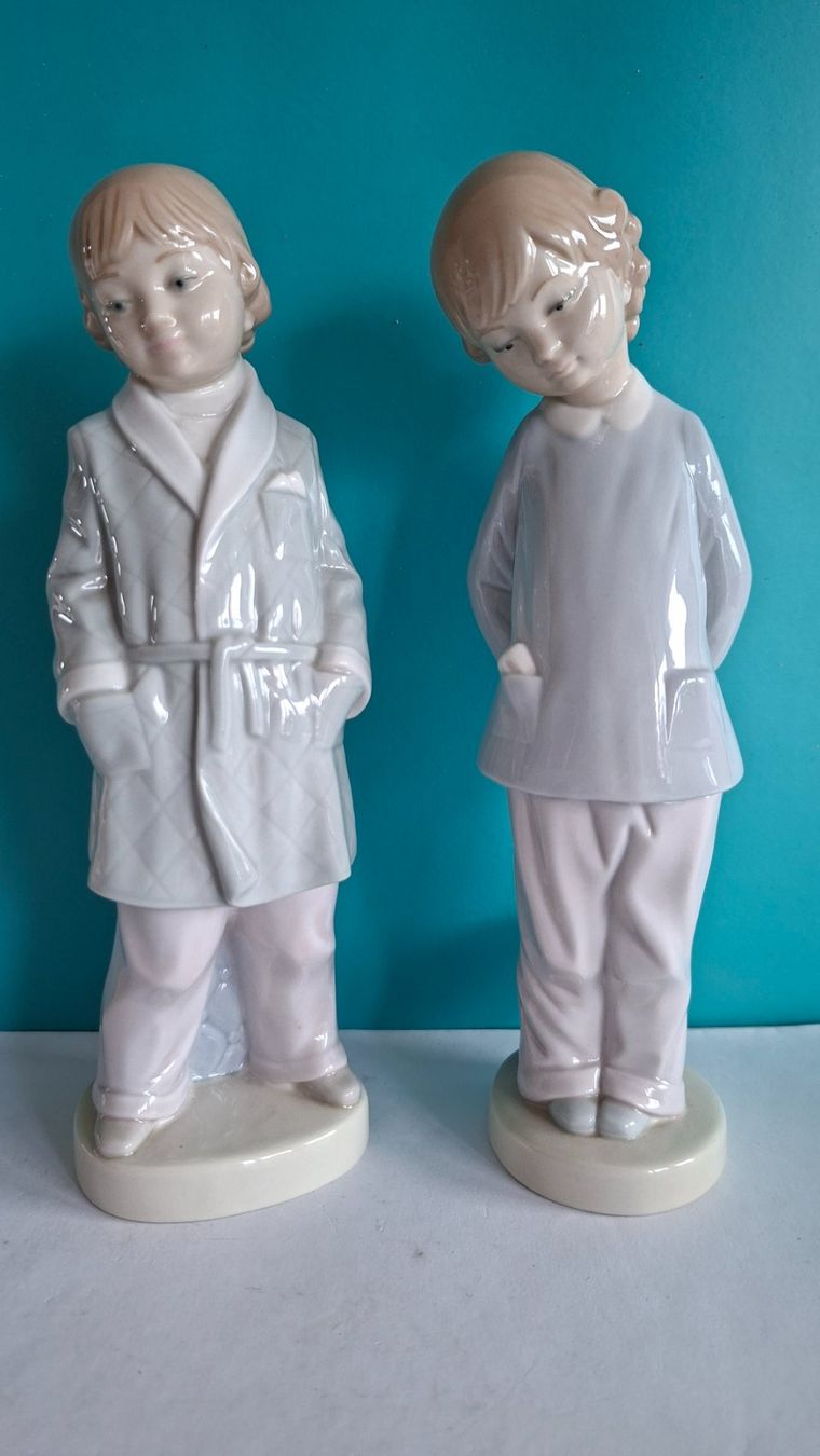 Lladro Statuette: Zwei Lladro Figur, Top Zustand – Usato da Opfikon venduto da Diversamente