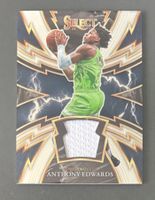 NBA Anthony Edwards 2020 Select Sparks Rookie Jersey Card