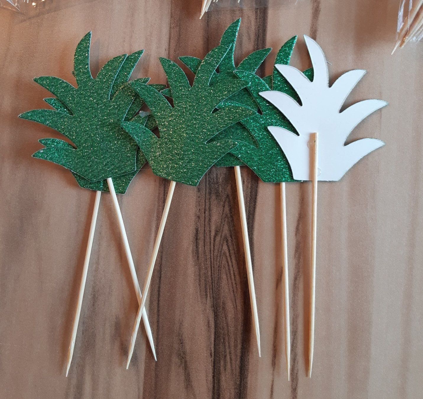Tutte le decorazioni: ***Palmblatt Cupcakedeko*** – Nuovo e nell'imballaggio originale da Gattikon venduto da psailer 1