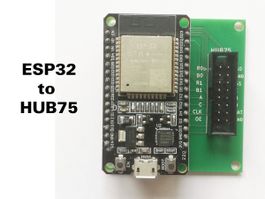 ESP32 to HUB75, LED Matrix Display controller