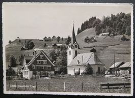 AK / Foto: Kirche Ennetbühl im Toggenburg SG, 1944