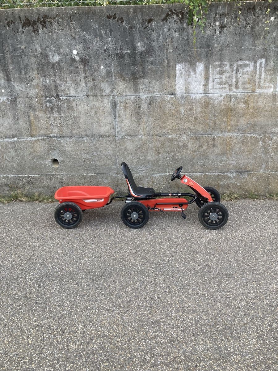 Fahrzeuge für Kinder: Go-Kart mit Anhänger – Gebraucht aus Aegerten von leiserp 1