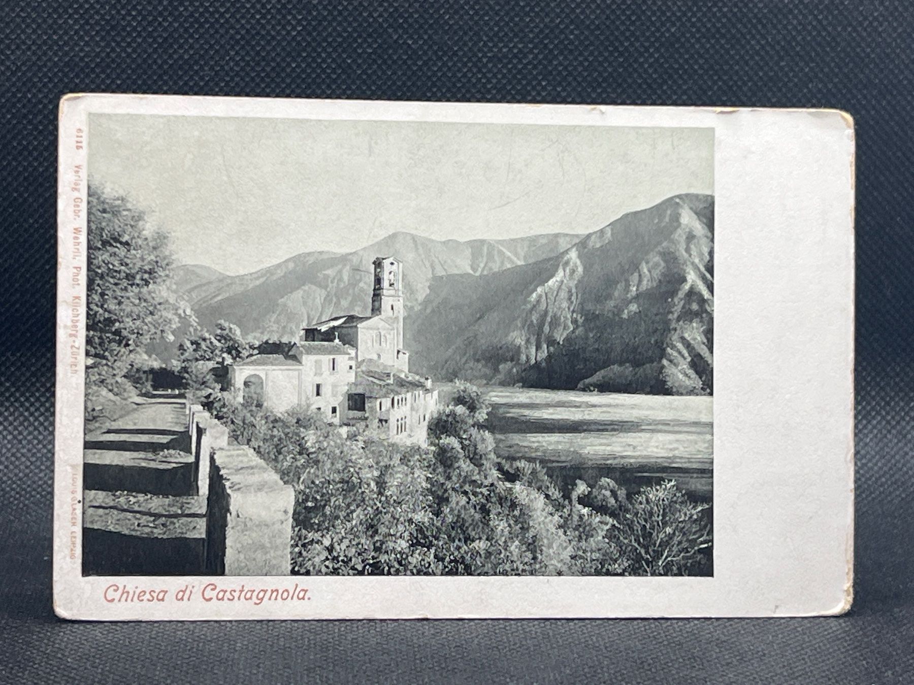 Cartoline postali: Chiesa di Castagnola – Usato da Widnau venduto da Brusi9